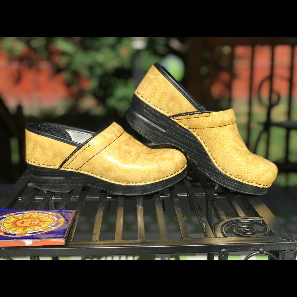 *RARE* SIZE 8 Snakeskin Nursing Clogs